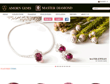 Tablet Screenshot of amorngems.com